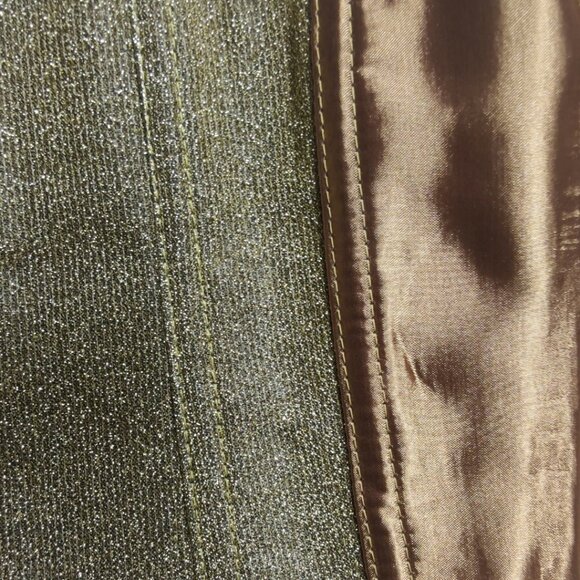 💜 Gold Sparkle Underbust Corset and Thong Set - Picture 3 of 10